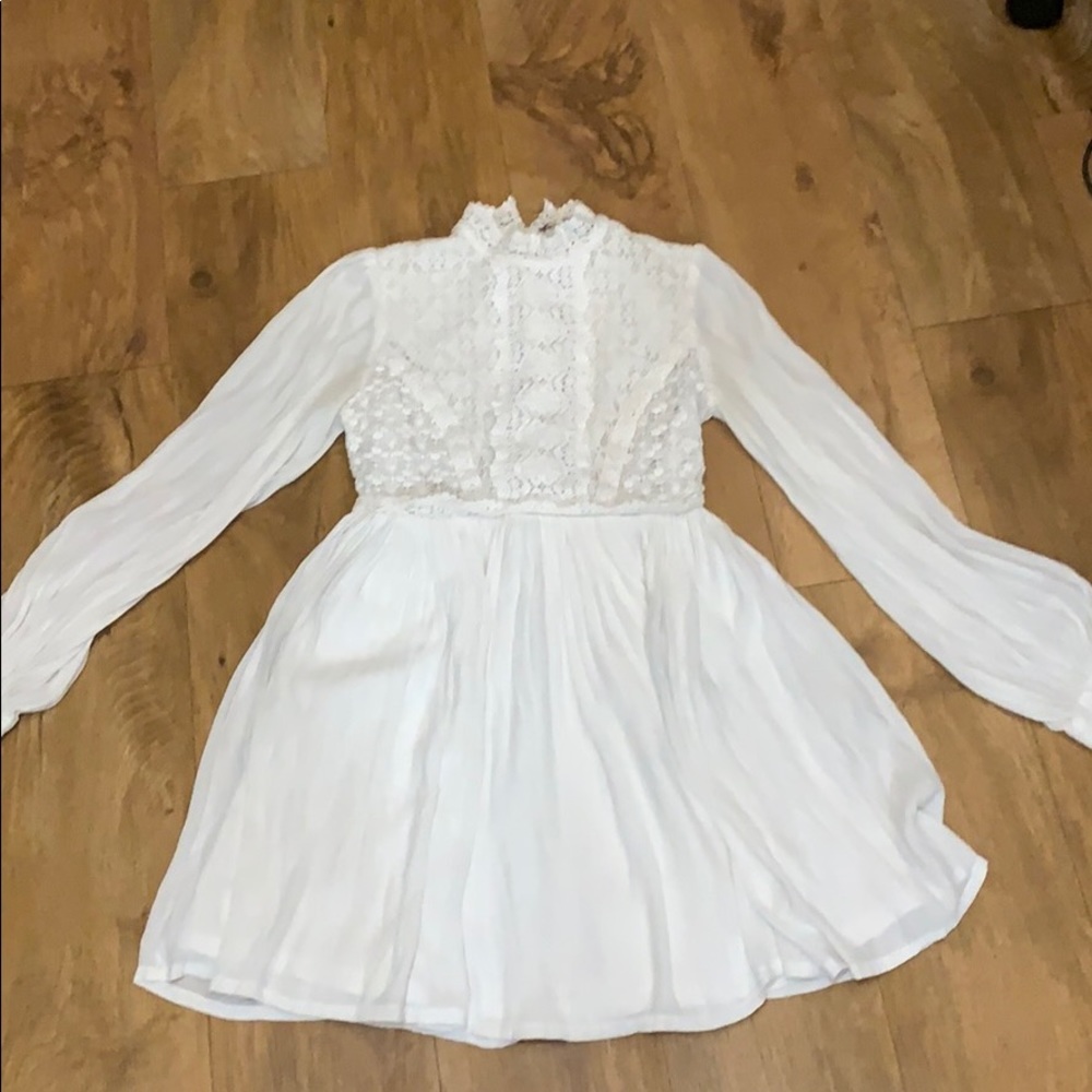 White lace dress from forever 21.